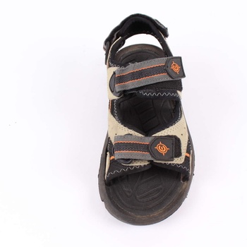 Dětské letní sandále černobéžové