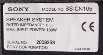 Reproduktorový systém Sony Speaker System
