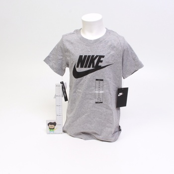 Dětské tričko Nike AR5252 šedé