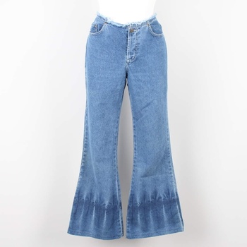 Dámské zvonové džíny modré
