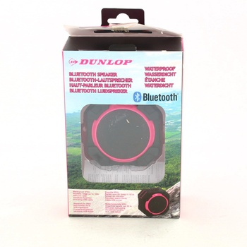 Voděodolný reproduktor Dunlop IPX4 růžový