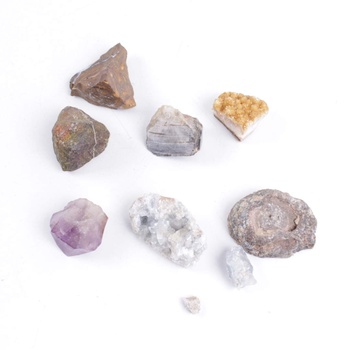 Sbírka kamenů a minerálů mix druhů 9 ks
