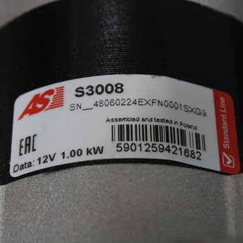 Starter ASPL S3008 12V 83 KWW