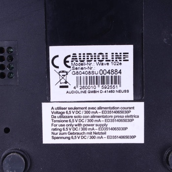 Bezdrátový telefon Audioline Wave 100e 