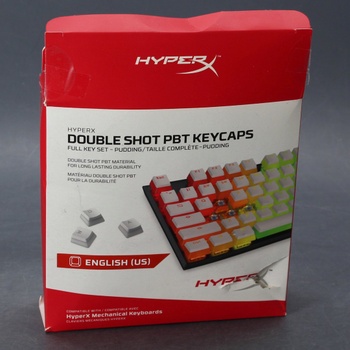 Náhradní klávesy HyperX Double Shot PBT bílé