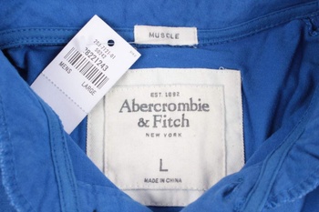 Pánské tričko Abercrombie & Fitch modré