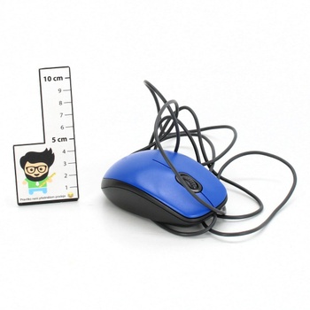 Kabelová myš Logitech M110 modrá