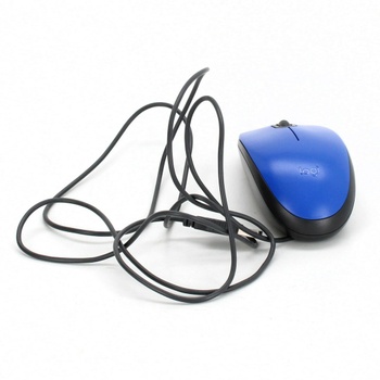 Kabelová myš Logitech M110 modrá