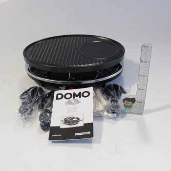 Raclette gril Domo ‎DO9038G černý 1200 W