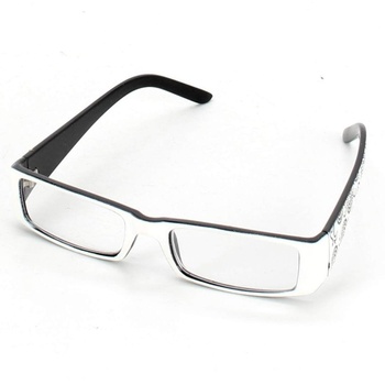 Dioptrické brýle černobílé s ornamnety