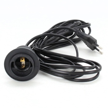 Závěsný kabel s objímkou černý