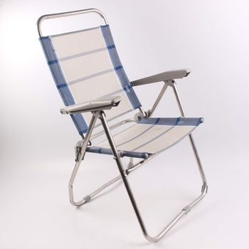 Skládací židlička Dukdalf modrobílá
