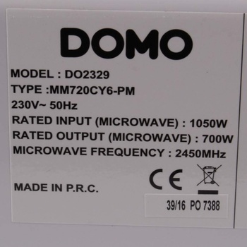 Mikrovlnná trouba Domo DO2329