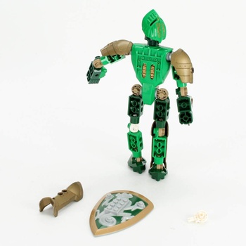 Postavička bojový robot zeleno-zlatý