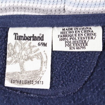 Dětská mikina Timberland odstín modré 