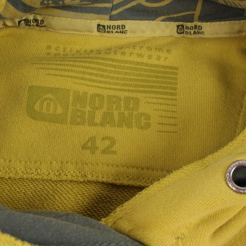 Dámská mikina Nord Blanc odstín žluté