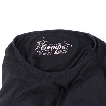 Dámské tričko KappAhl Comp odstín černé