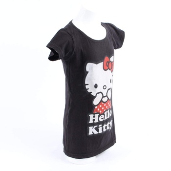 Dětské tričko Hello Kitty černé krátký rukáv