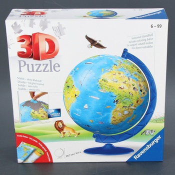 3D puzzle Ravensburger 11160 glóbus DE