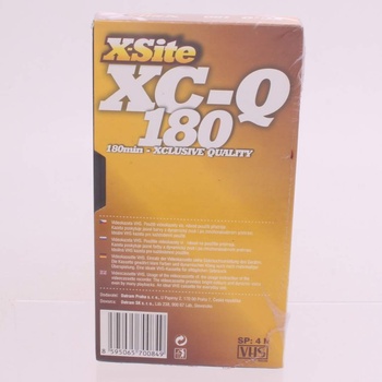 VHS kazeta X-Site XC-Q 180
