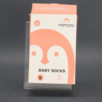 Dětské ponožky Momcozy bílé 0-36 měsíců