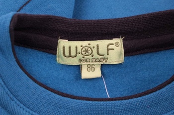 Dětské triko Wolf modré  