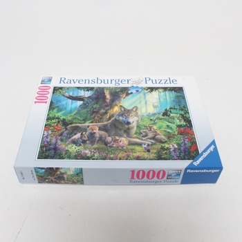 Puzzle 1000 Ravensburger 15987 Vlci v lese