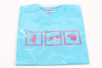 Dámské tričko Jerzees s kočkami, modré