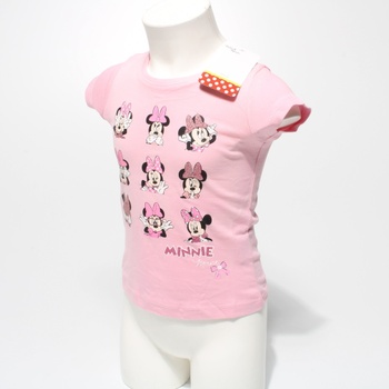 Dívčí růžové tričko Disney Minnie