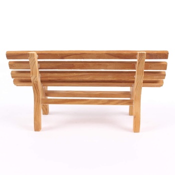 Dekorace dřevěný model lavičky