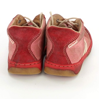 Dětské kotníkové boty Pegres červené