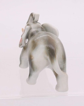 Figurka slona z porcelánu