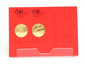Certifikát k minci Dřevěný most v Lenoře
