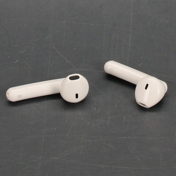 Bezdrátová sluchátka bílé s kabelem