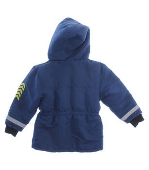 Dětská zimní bunda FiremanSam modrá s kapucí