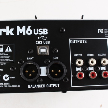 Mixpult/zesilovač Numark M6 USB