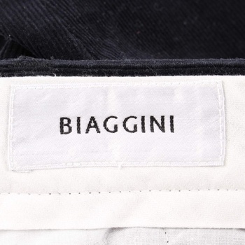 Pánské kalhoty Biaggini manžestrové černé