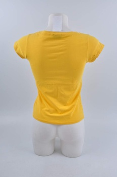 Dámské tričko Benter odstín žluté