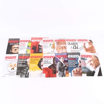 Sbírka časopisů Euro několik vydání