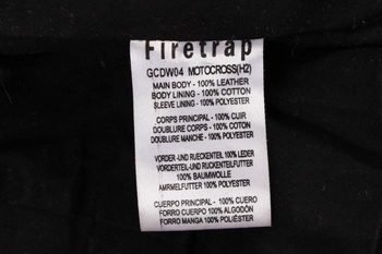 Dámská kožená bunda Firetrap černá