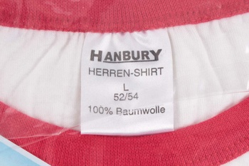 Pánské tričko Hanbury bílé s nápisem ADSC