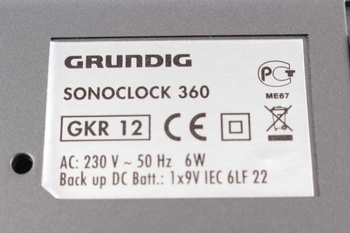 Radiobudík Grundig Sonoclock 360