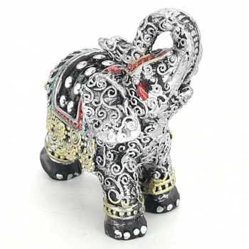 Kovová soška slona dekorativní 