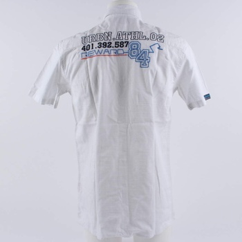 Pánská košile Reward bílá s nápisy na zádech