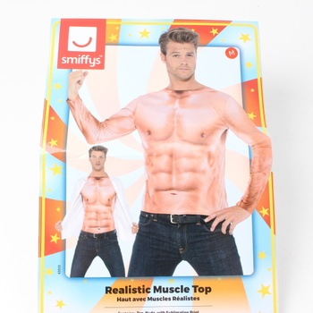Pánský kostým Smiffys Realistic Muscle Top 