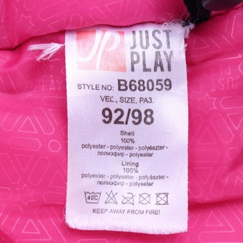 Dívčí bunda Just Play růžovooranžová