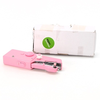 Mini ruční šicí stroj Jeteven růžový