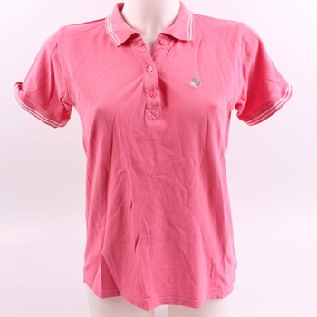 Dámské růžové tričko s límečkem du&ka