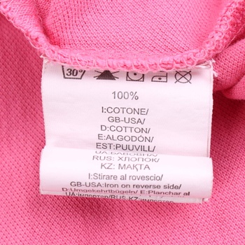 Dámské růžové tričko s límečkem du&ka