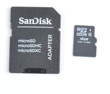 MicroSD karta SanDisk 4GB